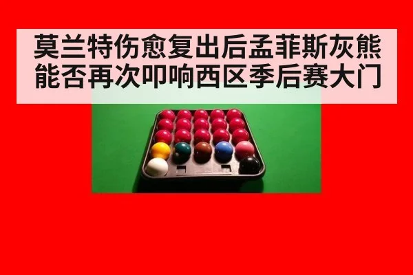 莫兰特伤愈复出后孟菲斯灰熊能否再次叩响西区季后赛大门