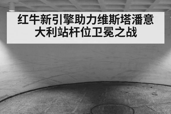 红牛新引擎助力维斯塔潘意大利站杆位卫冕之战