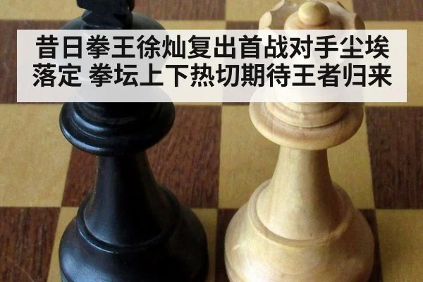 昔日拳王徐灿复出首战对手尘埃落定 拳坛上下热切期待王者归来